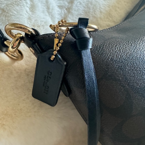 Original COACH signature leather Coach bag - Picture 9 of 14